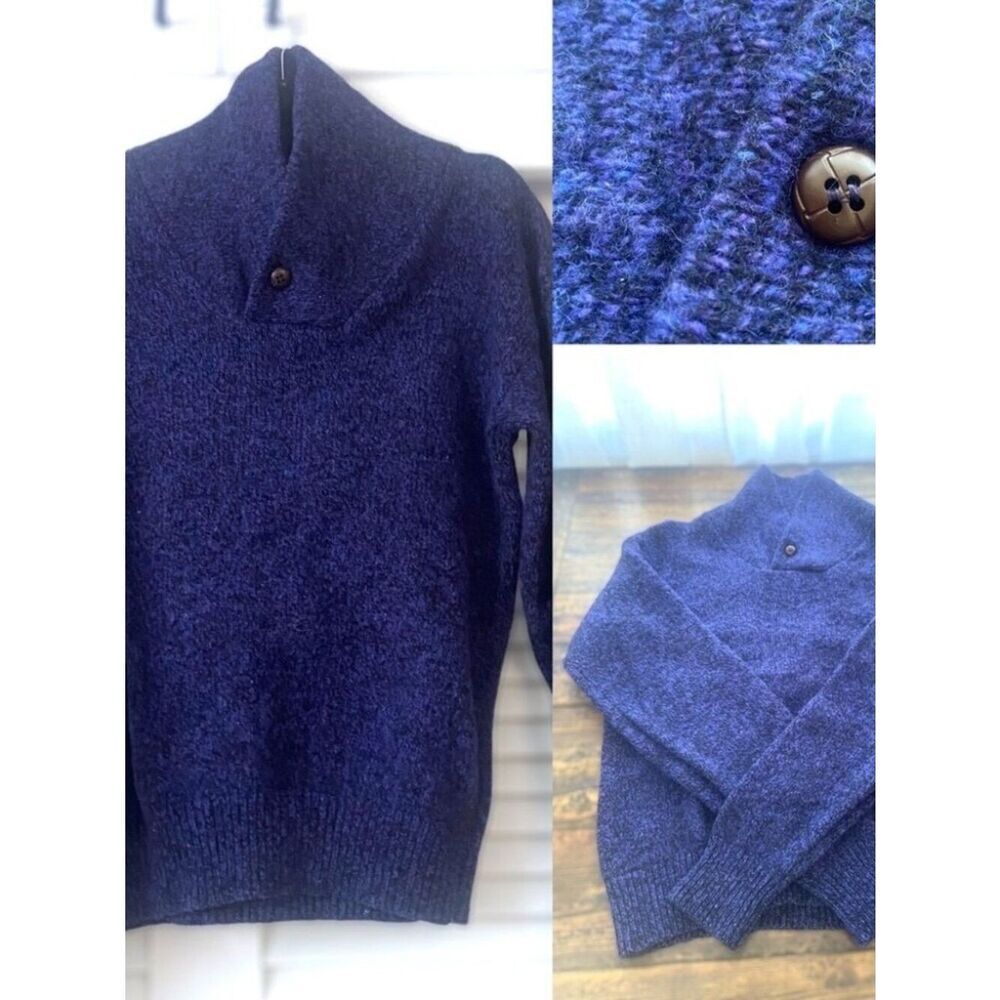 Rag Wool Fieldmaster Sweater Made in USA Size M Tall